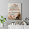 Personalized To My Niece Gifts Canvas From Aunt Uncle Bear My Only Wish For You Niece Birthday Gifts Graduation Christmas Custom Wall Art Print Framed Canvas | teecentury