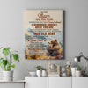 Personalized To My Niece Gifts Canvas From Aunt Uncle Whenever Bear Unique Birthday Gifts For Niece Graduation Christmas Custom Wall Art Print Framed Canvas | teecentury