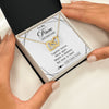 Interlocking Hearts Necklace 18K Yellow Gold Finish | 2 | Personalized To My Niece Gifts From Aunt Uncle Necklace Together Forever With Heartfelt Message Niece Birthday Graduation Christmas Gift Box Message Card | https://teecentury.