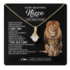 Alluring Beauty Necklace 18K Yellow Gold Finish | 1 | Personalized To My Niece Gifts From Uncle Necklace This Old Lion Love You Niece Birthday Gifts Graduation Christmas Jewelry Customized Gift Box Message Card | https://teecentury.