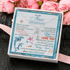Alluring Beauty Necklace 14K White Gold Finish | 2 | Personalized To My Niece Gifts Necklace Dolphin From Aunt Uncle My Sunshine Jewelry For Niece Birthday Gift Christmas Graduation Custom Gift Box Message Card | https://teecentury.