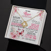 Love Knot Necklace 18K Yellow Gold Finish | 2 | Personalized To My Niece Gifts Necklace From Aunt Uncle Butterfly My Only Wish For You Niece Birthday Gifts Christmas Customized Gift Box Message Card | teecentury.myshopify