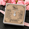 Alluring Beauty Necklace 14K White Gold Finish | 2 | Personalized To My Niece Gifts Necklace From Aunt Uncle Never Forget How Much I Love You Niece Birthday Gifts Christmas Customized Gift Box Message Card | https://teecentury.