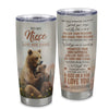 Personalized To My Niece Gifts Tumbler From Aunt Uncle Bear My Only Wish For You Niece Birthday Gifts Graduation Christmas Custom Stainless Steel Cup Travel Mug | teecentury
