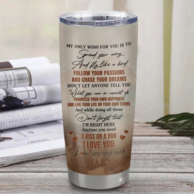 Personalized To My Niece Gifts Tumbler From Aunt Uncle Horse My Only Wish For You Niece Birthday Gifts Graduation Christmas Customized Stainless Steel Insulated Mug | teecentury