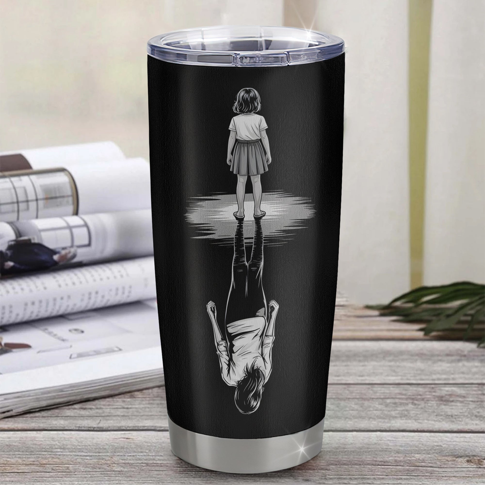 Personalized To My Niece Gifts Tumbler From Aunt Uncle I Wish You The Strength Aunt Niece Birthday Gifts Christmas Graduation Custom Stainless Steel Travel Mug | teecentury