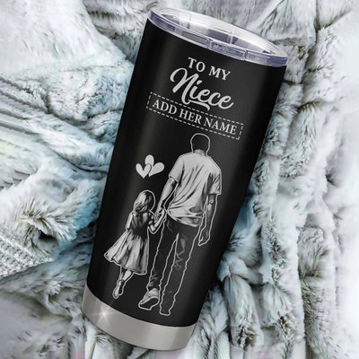 Personalized To My Niece Gifts Tumbler From Uncle My Only Wish For You Niece Birthday Gifts Graduation Christmas Custom Stainless Steel Cup Travel Mug | teecentury