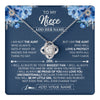 Love Knot Necklace 14K White Gold Finish | 1 | Personalized To My Niece Necklace From Aunt Proud Of You Birthday Gifts For Niece Jewelry Gifts Graduation Christmas Customized Gift Box Message Card | https://teecentury.