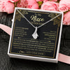 Alluring Beauty Necklace 14K White Gold Finish | 2 | Personalized To My Niece Necklace From Aunt Your Biggest Fan Birthday Gifts For Niece Gifts Graduation Christmas Jewelry Customized Gift Box Message Card | teecentury.myshopify