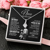 Alluring Beauty Necklace 14K White Gold Finish | 2 | Personalized To My Niece Necklace From Uncle Biggest Fan Birthday Gifts For Niece From Uncle Niece Graduation Christmas Customized Gift Box Message Card | teecentury.myshopify