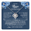 Love Knot Necklace 14K White Gold Finish | 1 | Personalized To My Niece Necklace From Uncle Proud Of You Birthday Gifts For Niece Jewelry Gifts Graduation Christmas Customized Gift Box Message Card | https://teecentury.