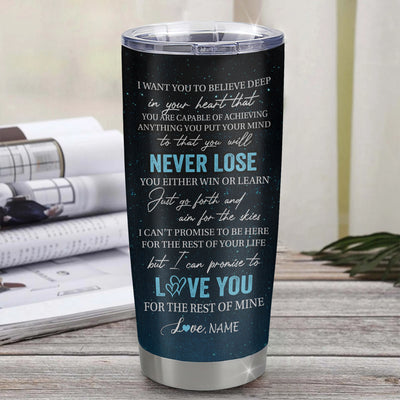 Personalized To My Niece Tumbler From Aunt Auntie Stainless Steel Cup Promise To Love You Niece Birthday Graduation Christmas Travel Mug | teecentury