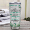 Personalized To My Niece Tumbler From Aunt Stainless Steel Cup Butterfly Laugh Love Live Niece Birthday Motivational Quote Graduation Christmas Travel Mug | teecentury