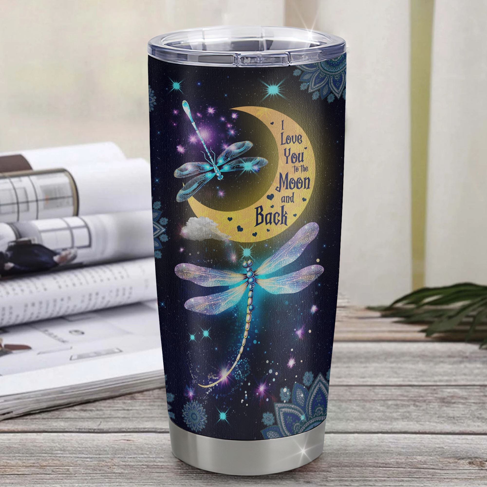 Personalized To My Niece Tumbler From Aunt Stainless Steel Cup Dragonfly Whenever You Feel Overwhelmed Remember Whose Niece Gift Birthday Christmas Travel Mug | teecentury