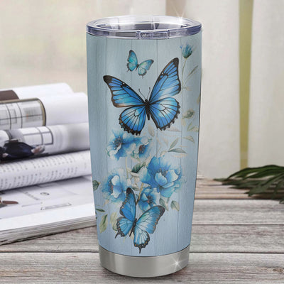 Personalized To My Niece Tumbler From Aunt Uncle Stainless Steel Cup Bufterfly Never Forget That I Love You Niece Birthday Graduation Christmas Travel Mug | teecentury