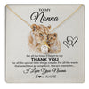 Alluring Beauty Necklace 18K Yellow Gold Finish | 1 | Personalized To My Nonna Necklace From Granddaughter Grandson Thank You Lion Nonna Gift For Mothers Day Birthday Gift Christmas For Nonna Gift Box Message Card | teecentury