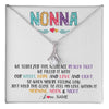 Alluring Beauty Necklace 14K White Gold Finish | 1 | Personalized To My Nonna Necklace From Grandkids Granddaughter We Squeezed This Necklace Nonna Birthday Mothers Day Jewelry Customized Gift Box Message Card | teecentury