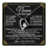 Forever Love Necklace 14K White Gold Finish | 1 | Personalized To My Nonna Necklace Gifts Meaningful Gift To Nonna From Granddaughter Without You There Is No Me Mothers Day Birthday Gift Box Message Card | https://teecentury.