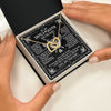 Interlocking Hearts Necklace 18K Yellow Gold Finish | 2 | Personalized To My Shieldmaiden Gifts Necklace Viking Valhalla Scandinavian For Girlfriend Wife Custom Birthday Romantic Jewelry Gift Box Message Card | https://teecentury.