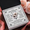 Interlocking Hearts Necklace Stainless Steel & Rose Gold Finish | 2 | Personalized To My Shieldmaiden Gifts Necklace Viking Valhalla Scandinavian For Wife Girlfriend Custom Anniversary Birthday Jewelry Gift Box Message Card | https://teecentury.