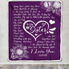Personalized To My Sister Blanket From Sister A Good Friend Sunflower Like You Like A Ray Of Sunshine Sister Birthday Christmas Customized Fleece Blanket | teecentury