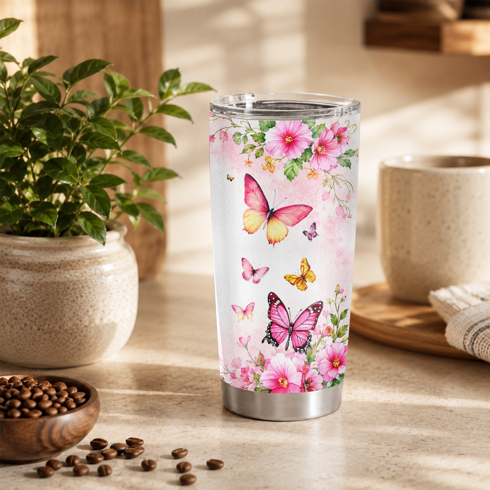 Personalized To My Sister Gifts Tumbler From Brother You Are Beautiful Birthday Gifts For Sister Graduation Christmas Custom Stainless Steel Travel Mug | teecentury