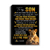 Personalized To My Son Canvas From Mom Mother Lion My Only Wish For You Son Birthday Gifts Graduation Christmas Custom Wall Art Print Framed Canvas | teecentury