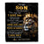 Personalized To My Son Gifts Blanket From Dad Mom Father Mother Laugh Love Live Lion Son Happy Birthday Gifts Graduation Christmas Customized Fleece Blanket | teecentury