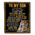Personalized To My Son Gifts Blanket From Mom Dad Mother Father This Old Tiger Love You Son Birthday Gifts Graduation Christmas Customized Fleece Blanket | teecentury