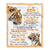 Personalized To My Son Gifts Blanket From Mom Dad Mother Wherever Your Journey In Life Tiger Son Birthday Gifts Graduation Customized Fleece Throw Blanket | teecentury