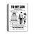 Personalized To My Son Gifts Canvas From Dad Father Whenever Man Unique Birthday Gifts For Son Graduation Christmas Custom Wall Art Print Framed Canvas | teecentury
