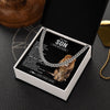 Cuban Link Chain Necklace Stainless Steel | 2 | Personalized To My Son Gifts From Dad Father Necklace This Old Lion Love You Son Birthday Gifts Graduation Christmas Customized Gift Box Message Card | https://teecentury.
