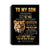 Personalized To My Son Gifts From Mom Mother Canvas Old Lion Love You Son Birthday Gifts Graduation Christmas Custom Wall Art Print Framed Canvas | teecentury