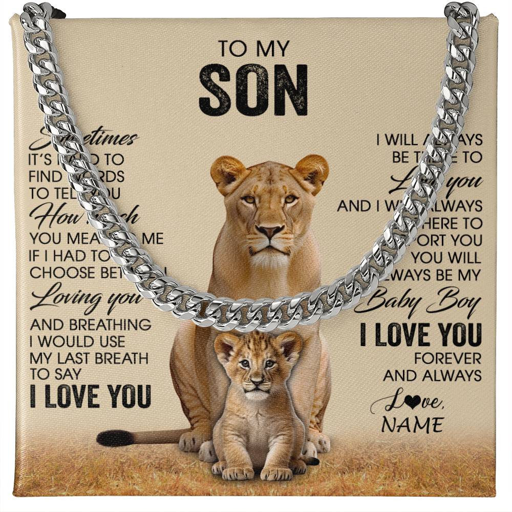 Son To Mother Necklace 2024 | favors.com