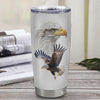 Personalized To My Son Tumbler From Mom Dad Mother Father You Will Never Lose Eagle Son Birthday Gifts Graduation Christmas Custom Stainless Steel Cup Travel Mug | teecentury