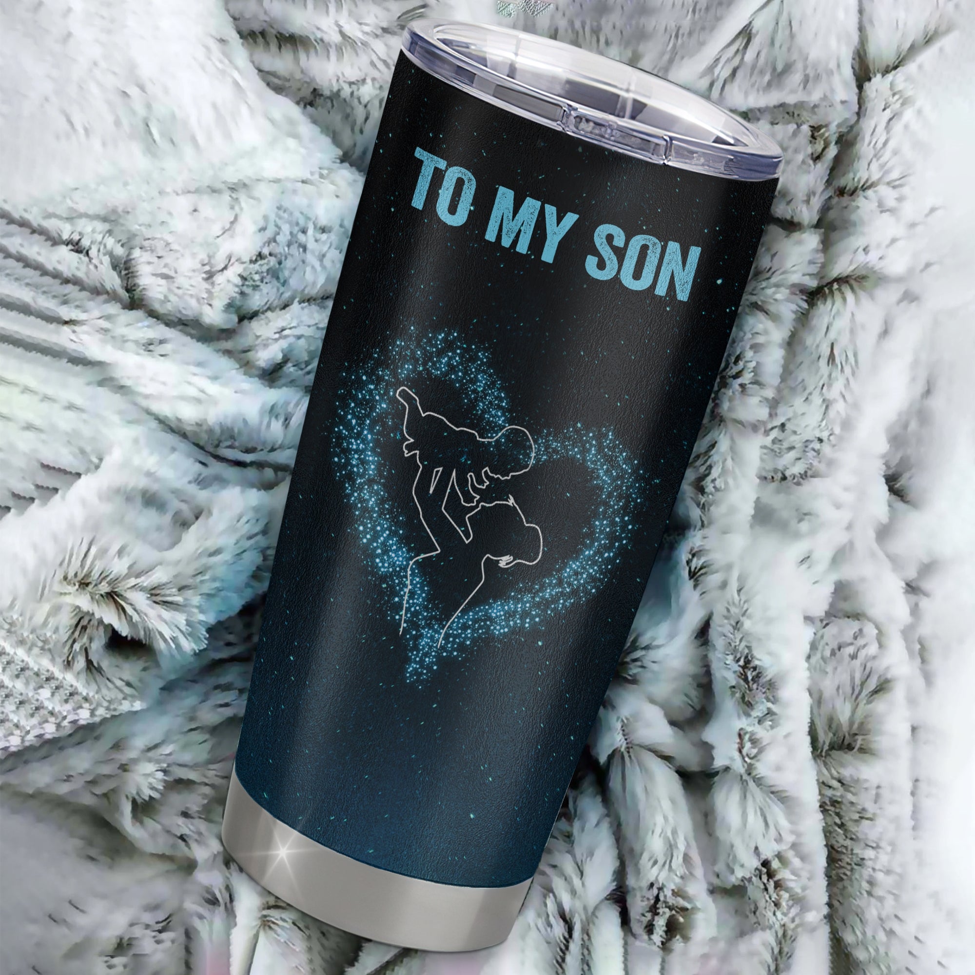 Personalized To My Son Tumbler From Mom Mother Stainless Steel Cup Promise To Love You Son Birthday Graduation Christmas Travel Mug | teecentury