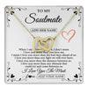 Interlocking Hearts Necklace 18K Yellow Gold Finish | 1 | Personalized To My Soulmate Necklace Gift For Her I Love You More Than Anything Pendant Love For Women Jewelry Birthday Gifts Christmas Gift Box Message Card | https://teecentury.