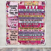 Personalized To My Titi Blanket From Niece Nephew Wood Floral Thank You I Love You Titi Birthday Mothers Day Christmas Customized Fleece Throw Blanket | teecentury