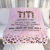 Personalized To My Titi Gifts From Niece Nephew Blanket Pink Leopard Happy Birthday Gifts For Titi Mothers Day Christmas Customized Fleece Throw Blanket | teecentury