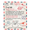 Personalized To My Wife Blanket From Husband I Will Always Be Yours Air Mail Wife Anniversary Birthday Valentines Day Christmas Customized Fleece Blanket | teecentury