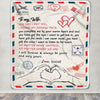 Personalized To My Wife Blanket From Husband I Will Always Be Yours Air Mail Wife Anniversary Birthday Valentines Day Christmas Customized Fleece Blanket | teecentury