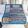 Personalized To My Wife Blanket From Husband Wood My Souldmate Wife Birthday Wedding Anniversary Valentines Day Christmas Customized Gift Fleece Blanket | teecentury