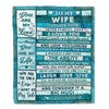 Personalized To My Wife From Husband Blanket Wood You Are My Love Birthday Gifts For Wife Anniversary Wedding For Her Valentines Day Christmas Fleece Blanket | teecentury