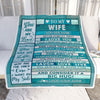Personalized To My Wife From Husband Blanket Wood You Are My Love Birthday Gifts For Wife Anniversary Wedding For Her Valentines Day Christmas Fleece Blanket | teecentury