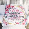 Personalized To My Wife From Husband Blanket You Are My Love Romantic For Her Soulmate Wife Birthday Valentines Day Christmas Customized Gift Fleece Blanket | teecentury