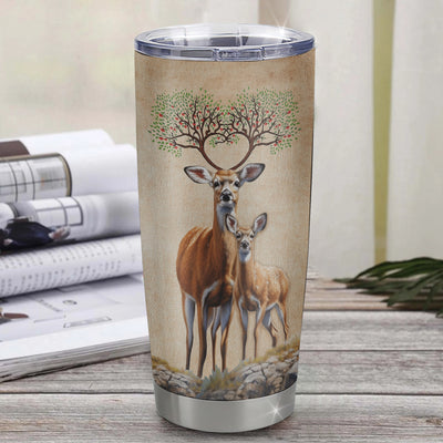 Personalized To My Wife From Husband Stainless Steel Tumbler Cup Deer You Are The Love Of My Life Wife Birthday Anniversary Wedding Day Christmas For Her Travel Mug | teecentury