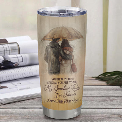 Personalized To My Wife Gifts Tumbler From Husband You Are Braver Wife Birthday Gifts Anniversary Romantic Valentines Christmas Custom Stainless Steel Travel Mug | teecentury