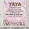 Personalized To My Yaya Gifts From Kids Grandkids Blanket Pink Leopard Happy Birthday Gifts For Yaya Mothers Day Christmas Customized Fleece Throw Blanket | teecentury