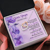 Interlocking Hearts Necklace Stainless Steel & Rose Gold Finish | 2 | Personalized To My Yaya Gifts Necklace Flower You Are Beautiful Gifts For Yaya Mothers Day Birthday Christmas Thanksgiving Customized Gift Box Message Card | teecentury.myshopify