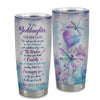 Personalized To Our Goddaughter Gifts Tumbler From Godmother Always Be Right Here Dragonfly Birthday Gifts Goddaughter Christmas Stainless Steel Insulated Custom Mug | teecentury